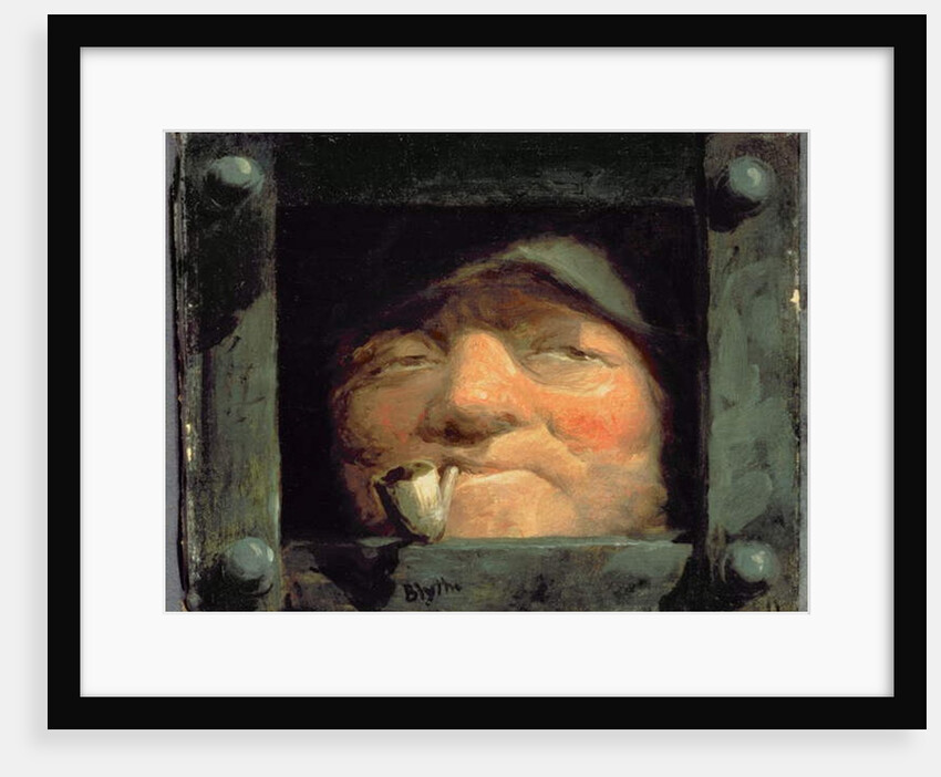 Old Man Peering from Jail, Crime and Punishment by David Gilmour Blythe