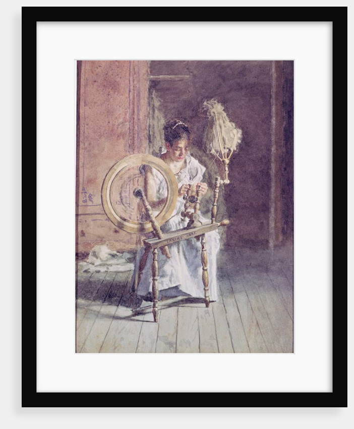 Spinning, 1881 by Thomas Cowperthwait Eakins