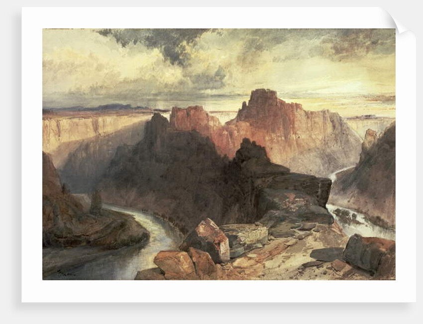 Summer, Amphitheatre, Colorado River, Utah Territory by Thomas Moran
