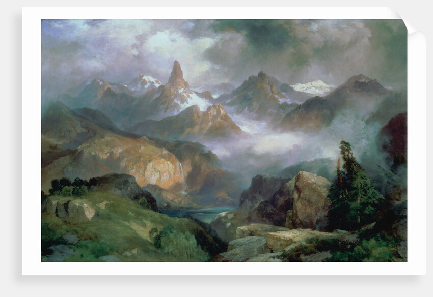 Index Peak, Yellowstone National Park, 1914 by Thomas Moran