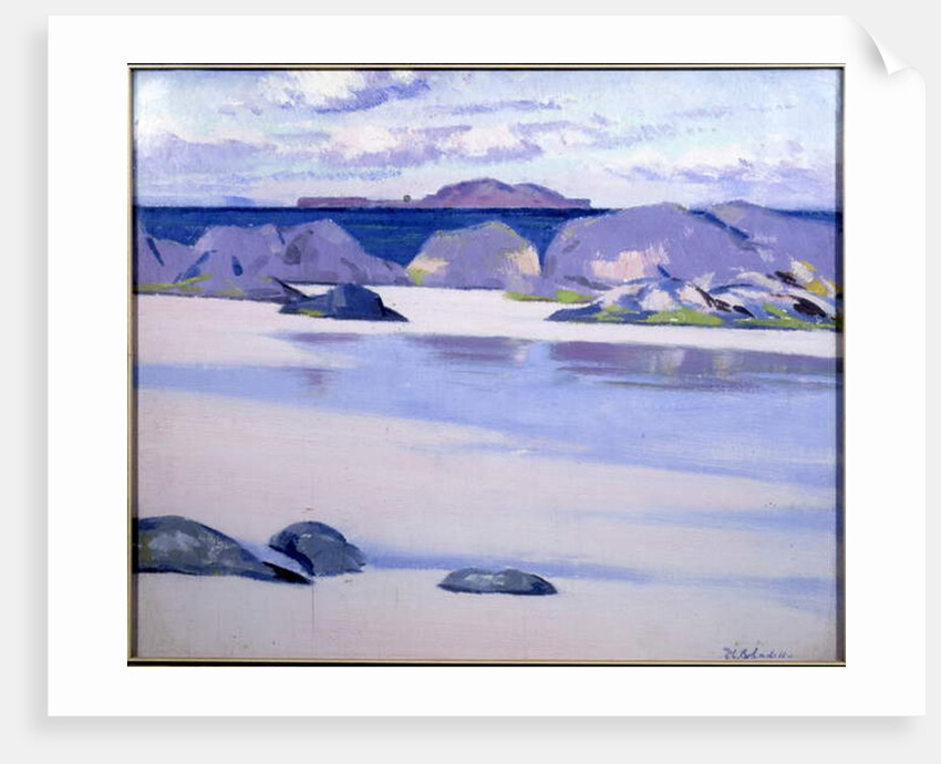 Low tide, Iona, looking towards the Dutchman's Cap, Lunga by Francis Campbell Boileau Cadell
