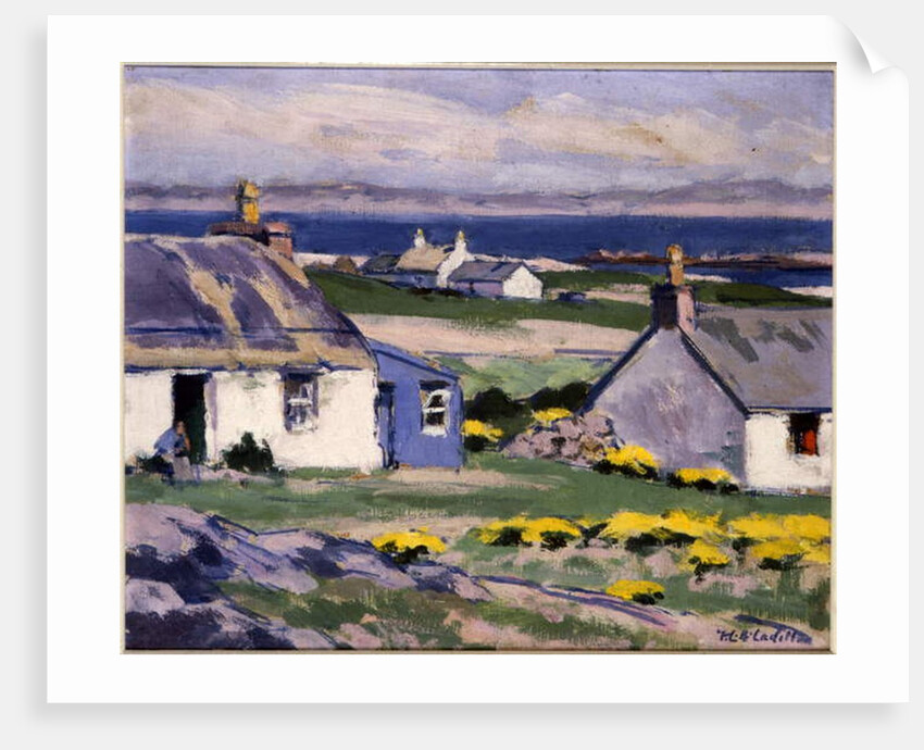 Cuil Phail Croft, The Two Crofts, Iona by Francis Campbell Boileau Cadell