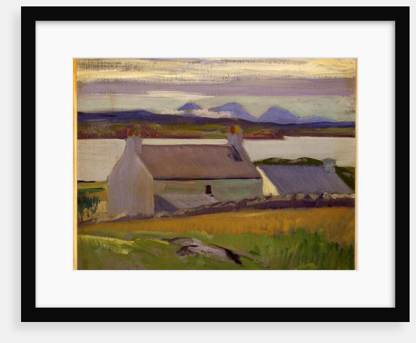 Nightfall, Iona, Paps of Jura beyond by Francis Campbell Boileau Cadell