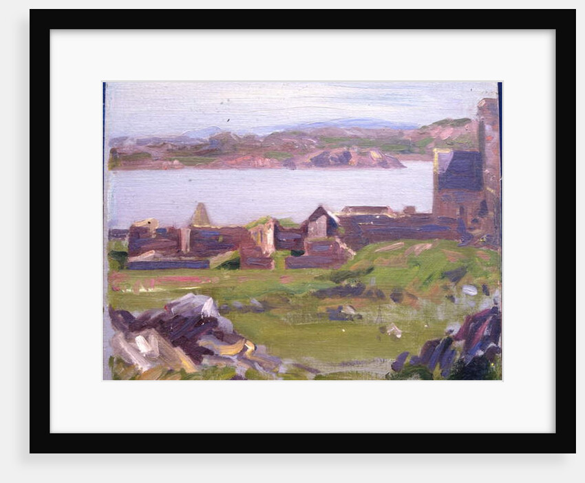 The Ruins of Iona Abbey by Francis Campbell Boileau Cadell