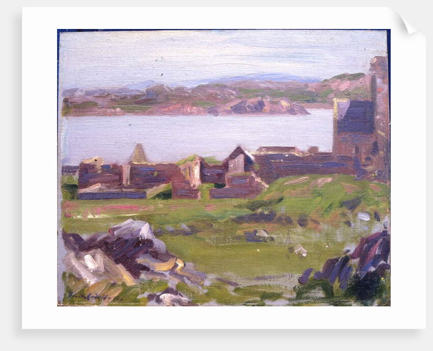 The Ruins of Iona Abbey by Francis Campbell Boileau Cadell