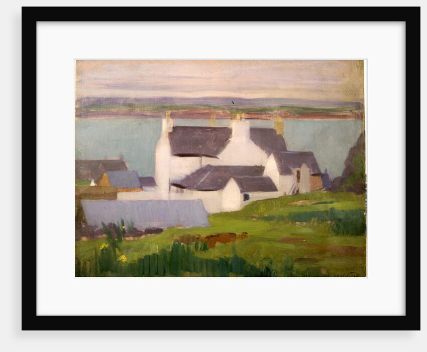 The Artist's Studio, Iona, from St. Columba Hotel by Francis Campbell Boileau Cadell
