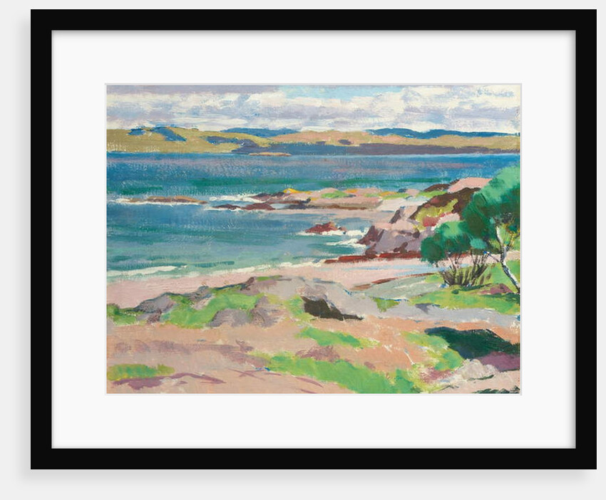 Ross of Mull from Traigh Mhor, Iona by Francis Campbell Boileau Cadell