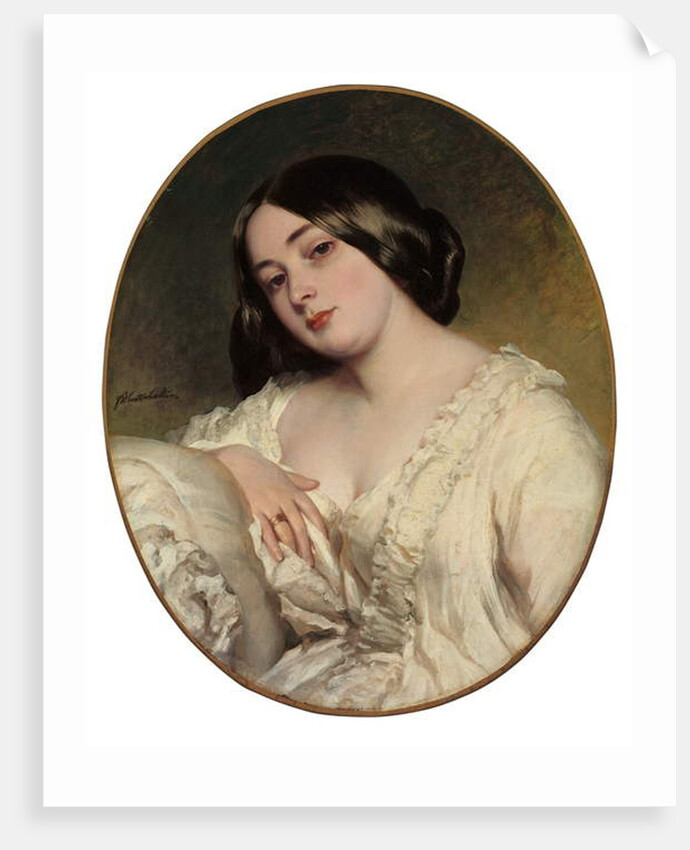 Portrait of a lady by Franz Xaver Winterhalter