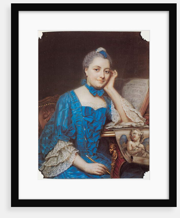 Portrait of Marie Fel, c.1753 by Maurice Quentin de la Tour