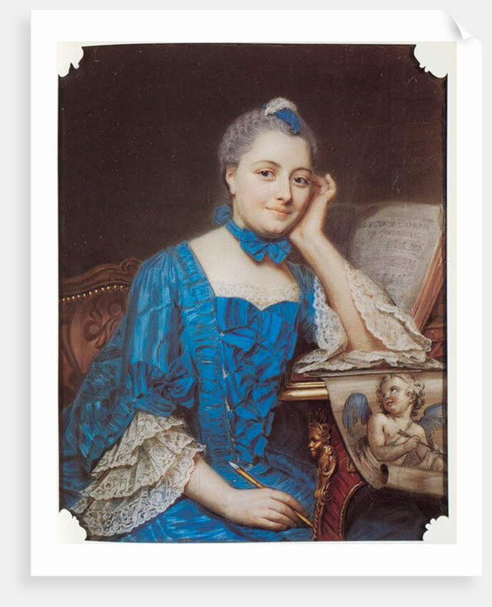 Portrait of Marie Fel, c.1753 by Maurice Quentin de la Tour