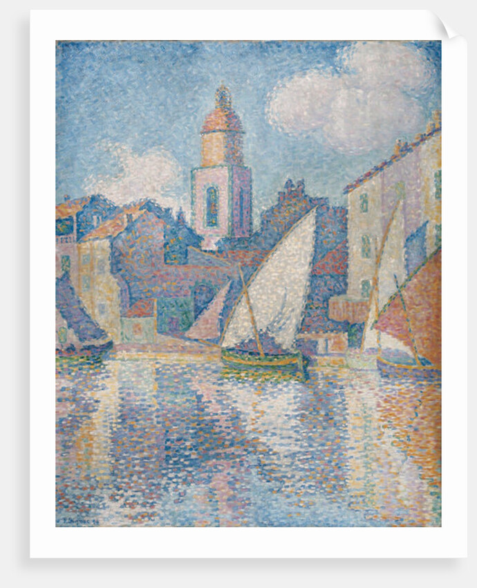 Steeple of Saint Tropez, 1896 by Paul Signac