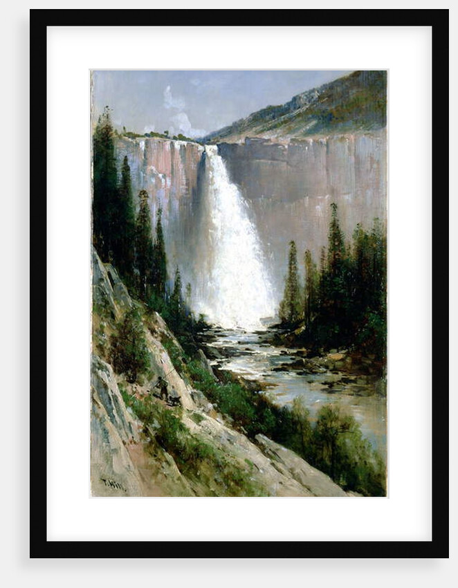 Bridal Veil Falls, Yosemite by Thomas Hill