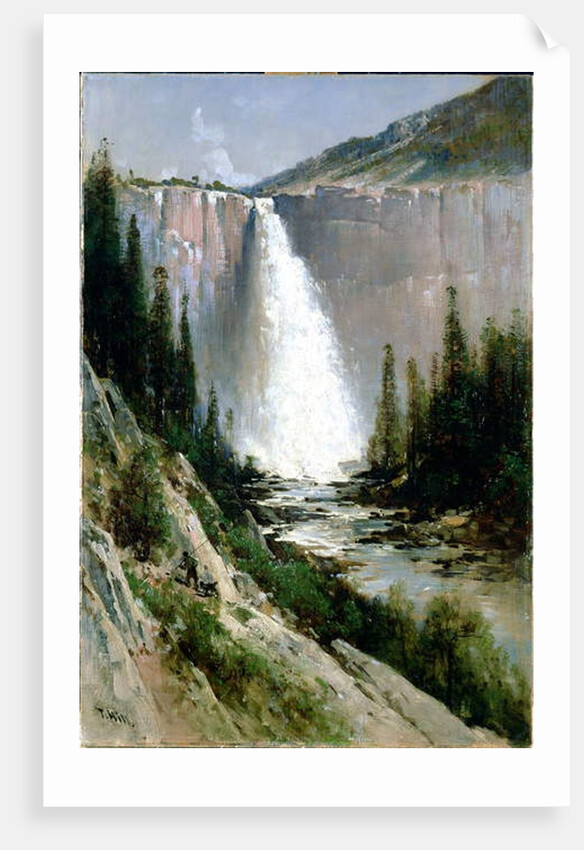 Bridal Veil Falls, Yosemite by Thomas Hill