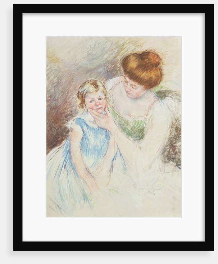 Mother with Left Hand Holding Sara's Chin by Mary Stevenson Cassatt