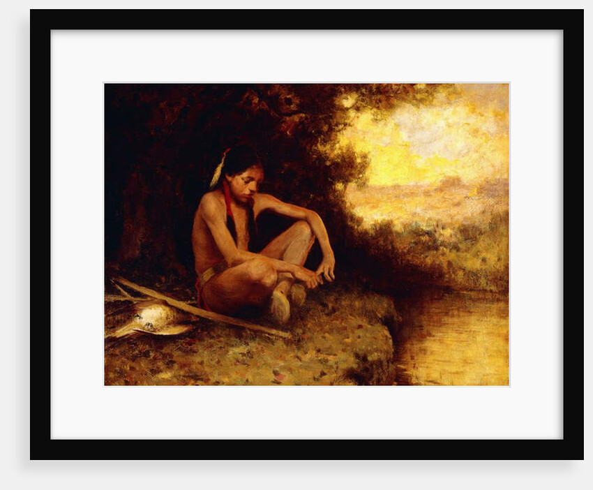 Young Hunter by a Stream by Eanger Irving Couse