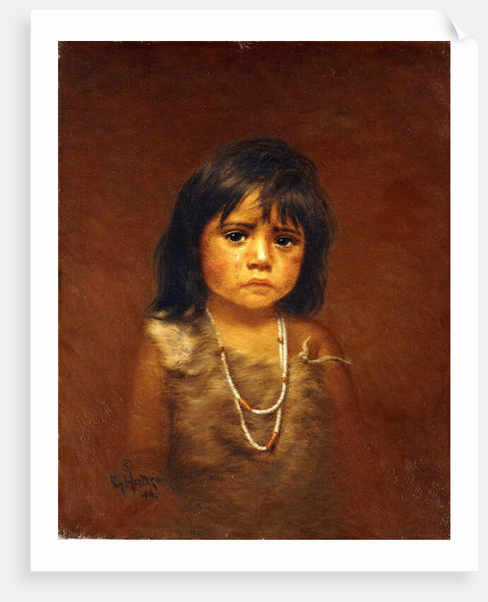 Indian Child with Tear by Grace Carpenter Hudson