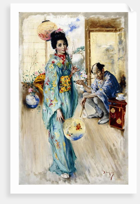 The Lady and Sada San by William Merritt Berger