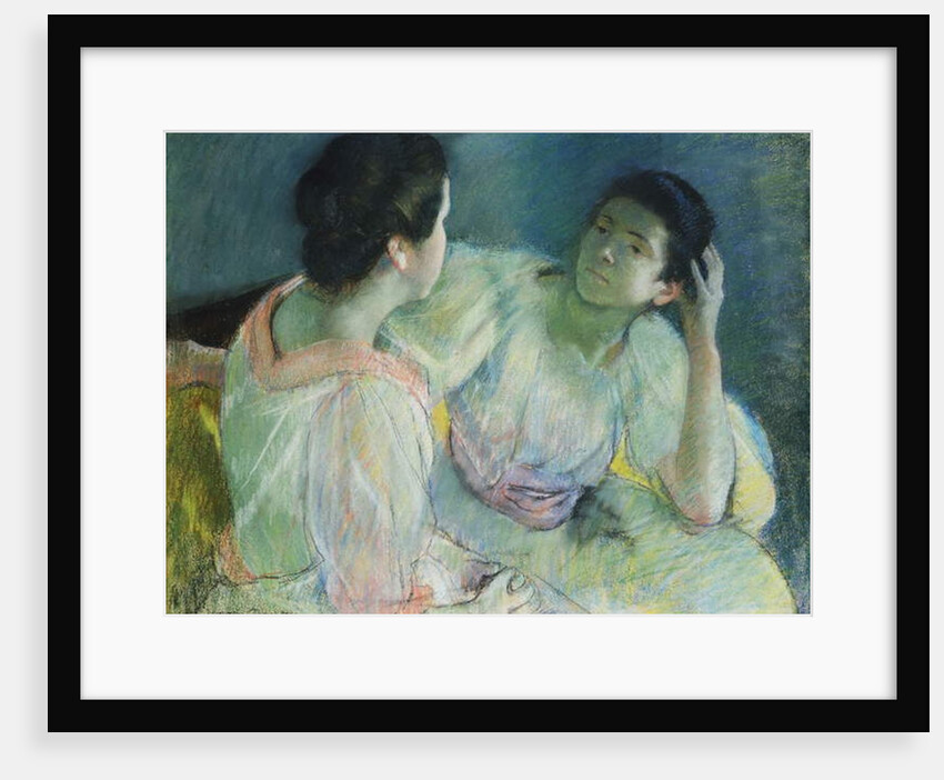 The Conversation, 1860 by Mary Stevenson Cassatt