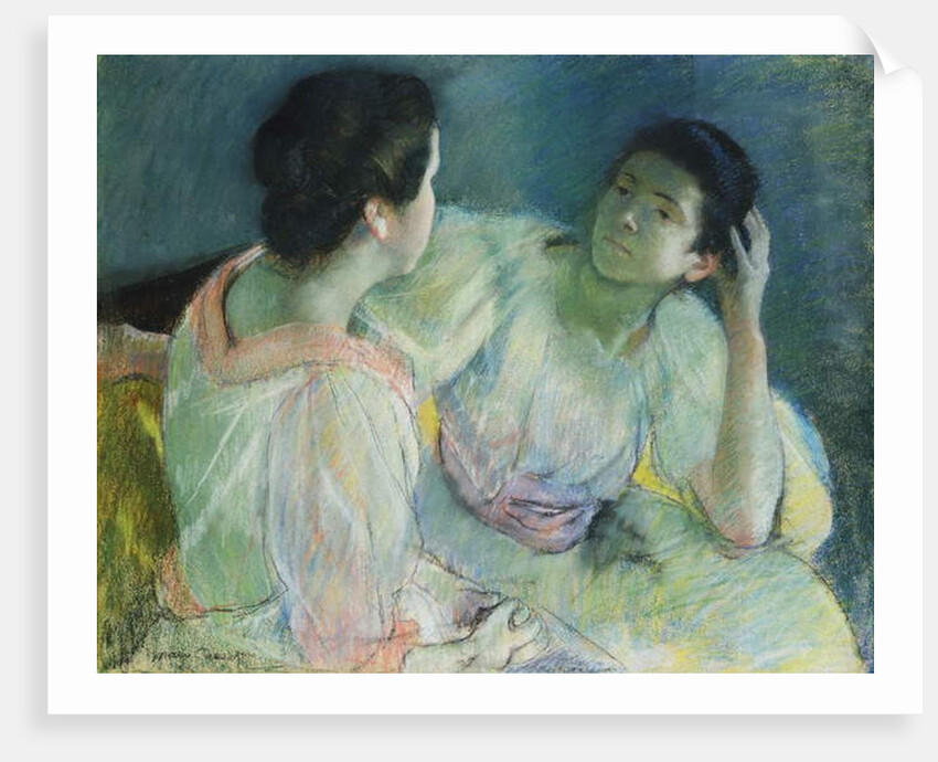 The Conversation, 1860 by Mary Stevenson Cassatt