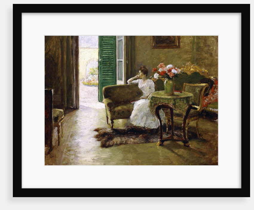 A Memory - In the Italian Villa by William Merritt Chase