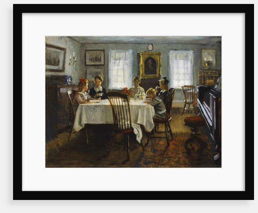 The Gilchrist Family at Breakfast, 1916 by William Wallace Gilchrist
