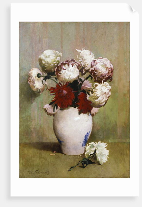 Chrysanthemums, 1893 by Emil Carlsen