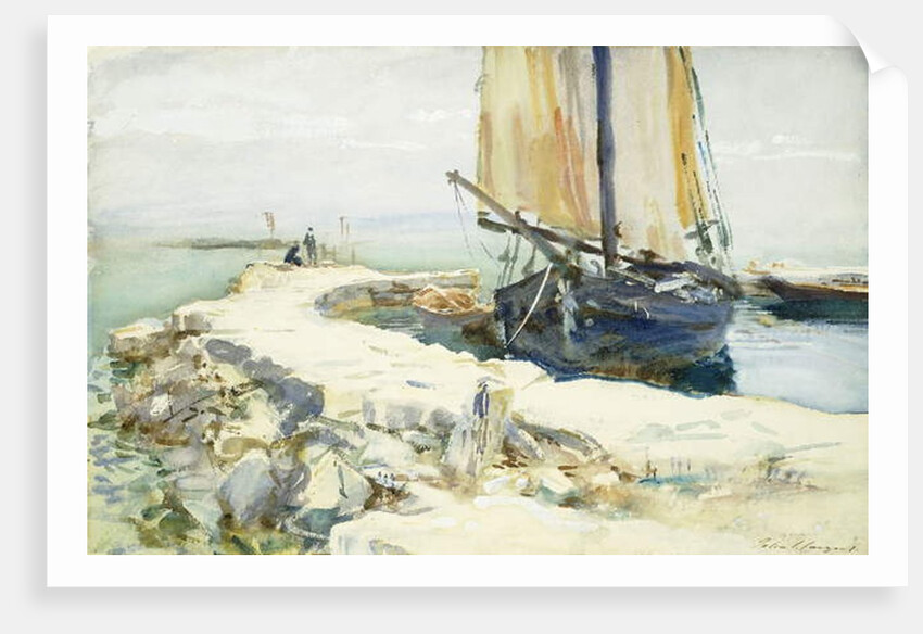 Above Lake Garda, 1913 by John Singer Sargent