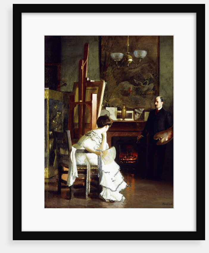 In the Studio by William McGregor Paxton