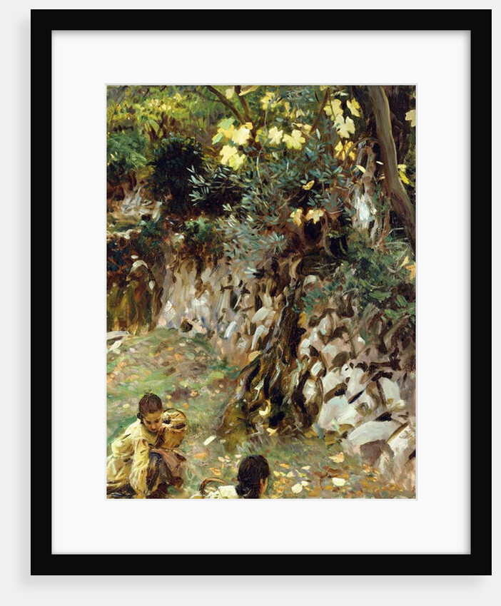 Girls Gathering Blossoms, Valdemosa, Majorca by John Singer Sargent