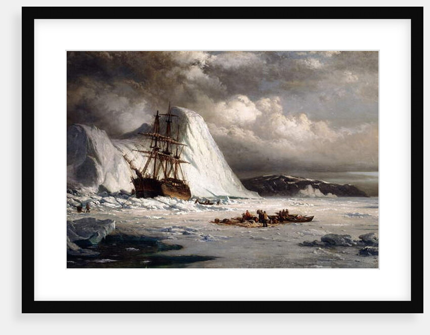 Icebound Ship by William Bradford