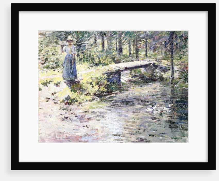 The Little Bridge, 1891 by Theodore Robinson