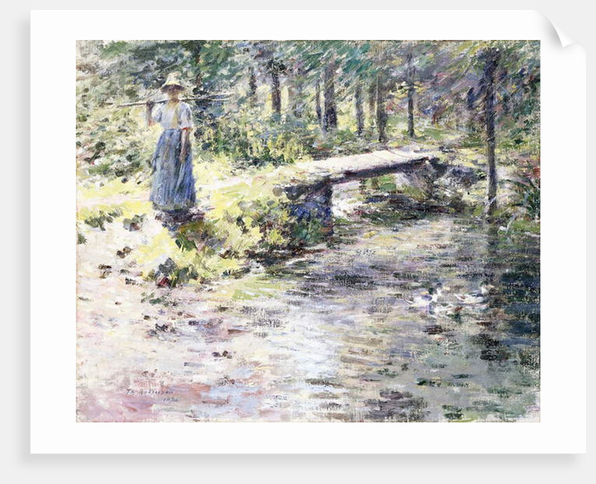 The Little Bridge, 1891 by Theodore Robinson
