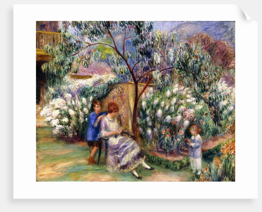In the Garden, 1917 by William James Glackens