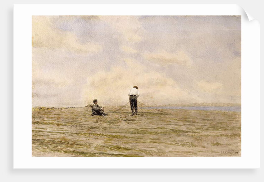 Mending the Net, 1882 by Thomas Cowperthwait Eakins