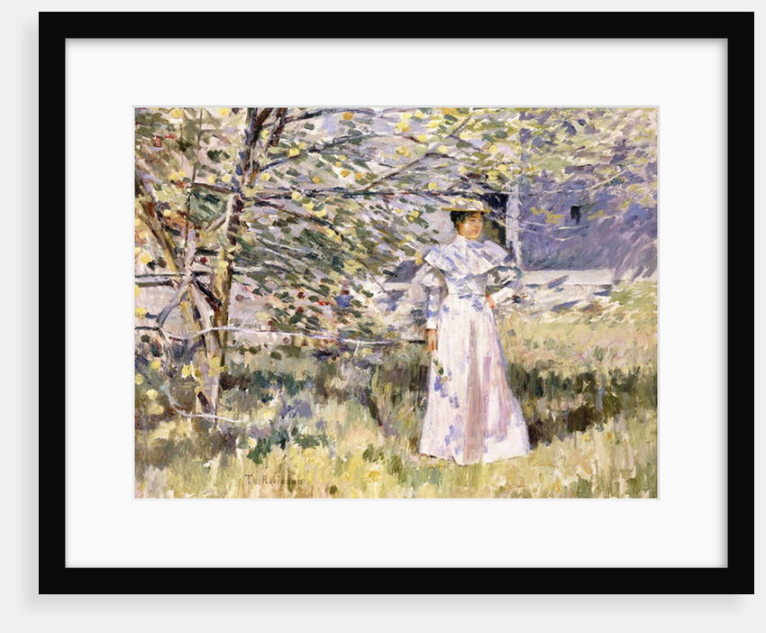 A Normandy Garden, October by Theodore Robinson