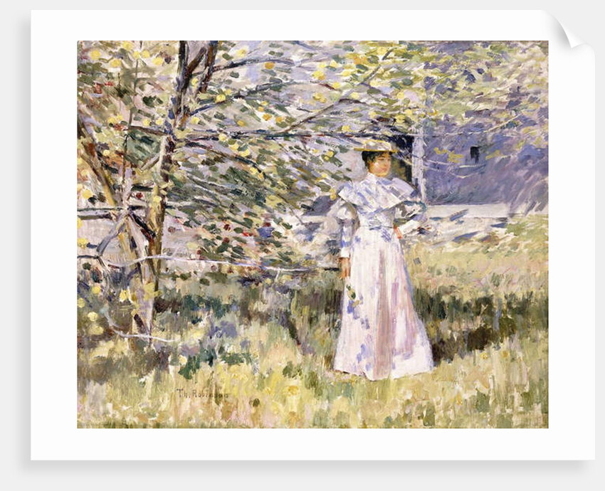 A Normandy Garden, October by Theodore Robinson