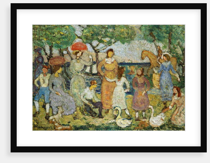 Promenade #2 by Maurice Brazil Prendergast