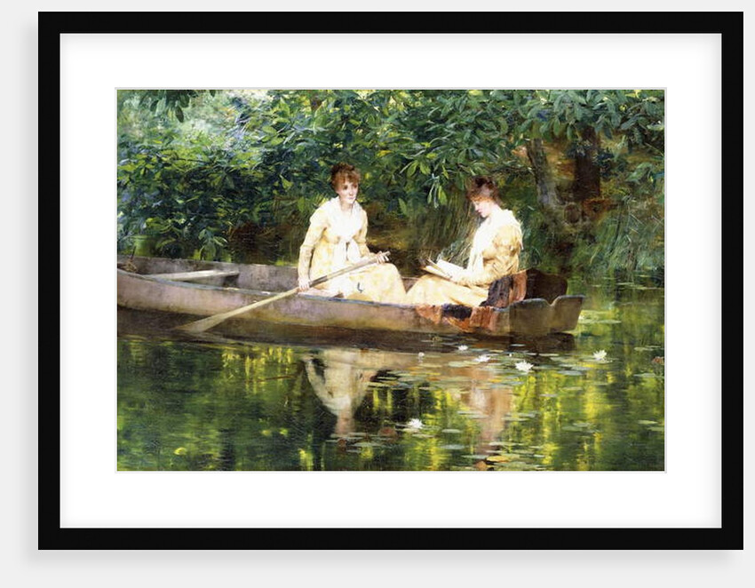 Women in a Rowboat by Francis Coates Jones