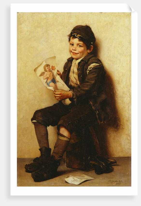 Paddy's Valentine, 1885 by John George Brown