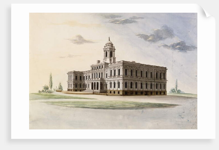 City Hall, New York by Alexander Jackson Davis