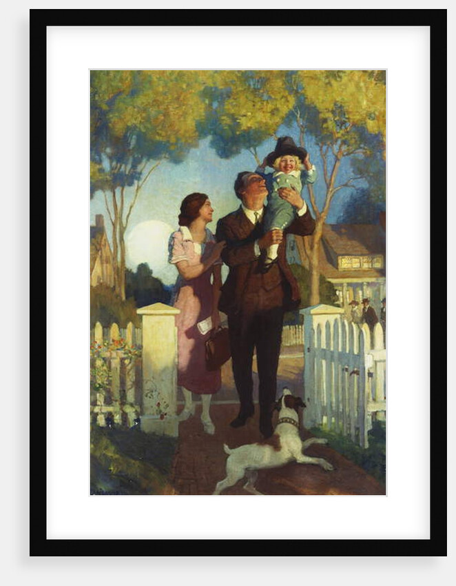 Arriving Home by Newell Convers Wyeth