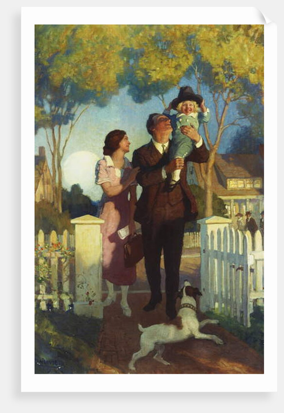 Arriving Home by Newell Convers Wyeth