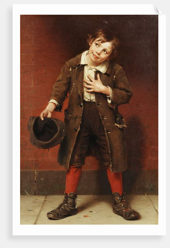 Beggar Boy, c.1885-1887 by John George Brown