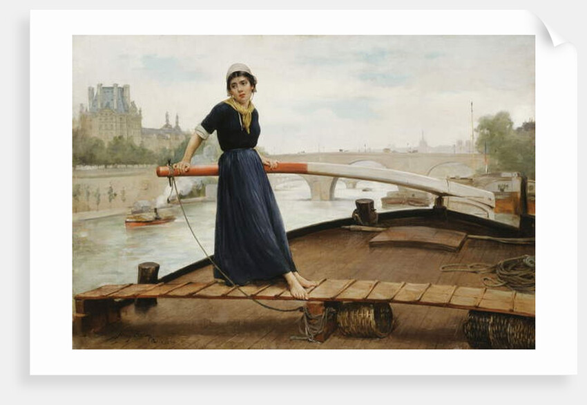 Along the Seine, 1879 by Henry Bacon