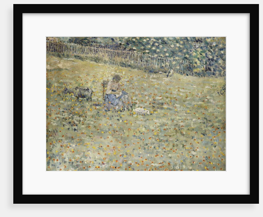 Woman and Goat by Frederick Carl Frieseke