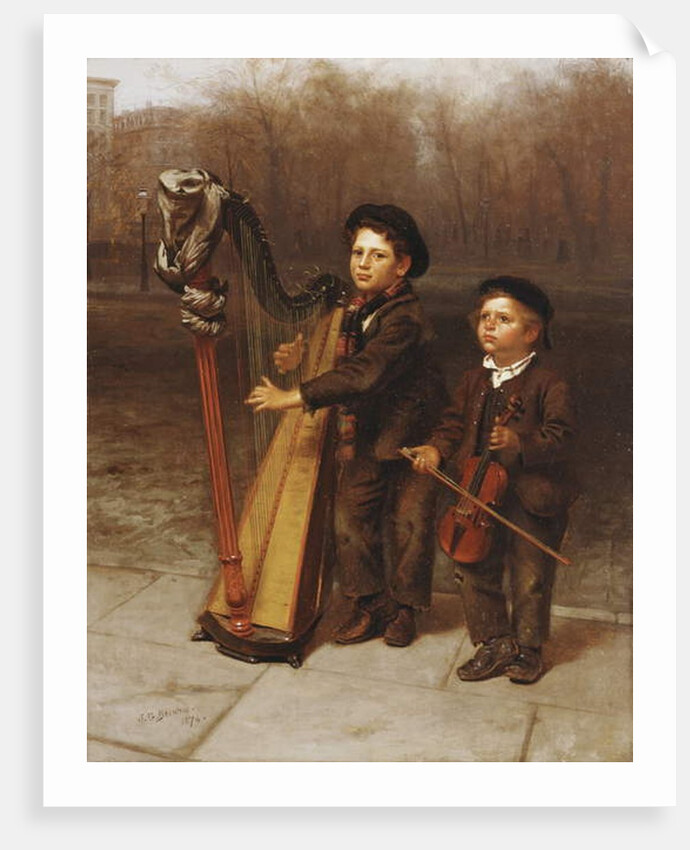 The Little Strollers, 1874 by John George Brown