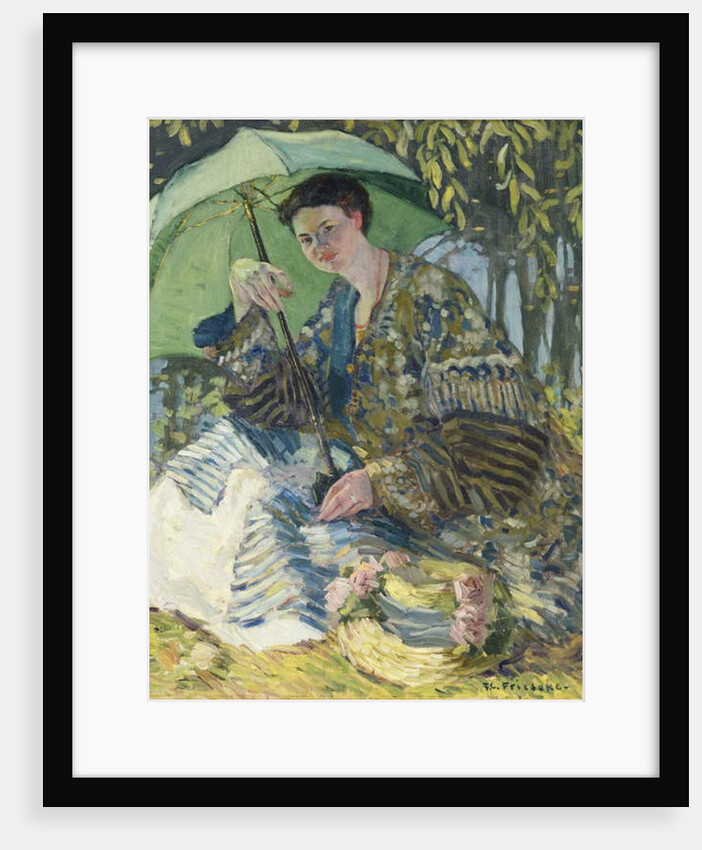 Lady with a Parasol, c.1905 by Frederick Carl Frieseke