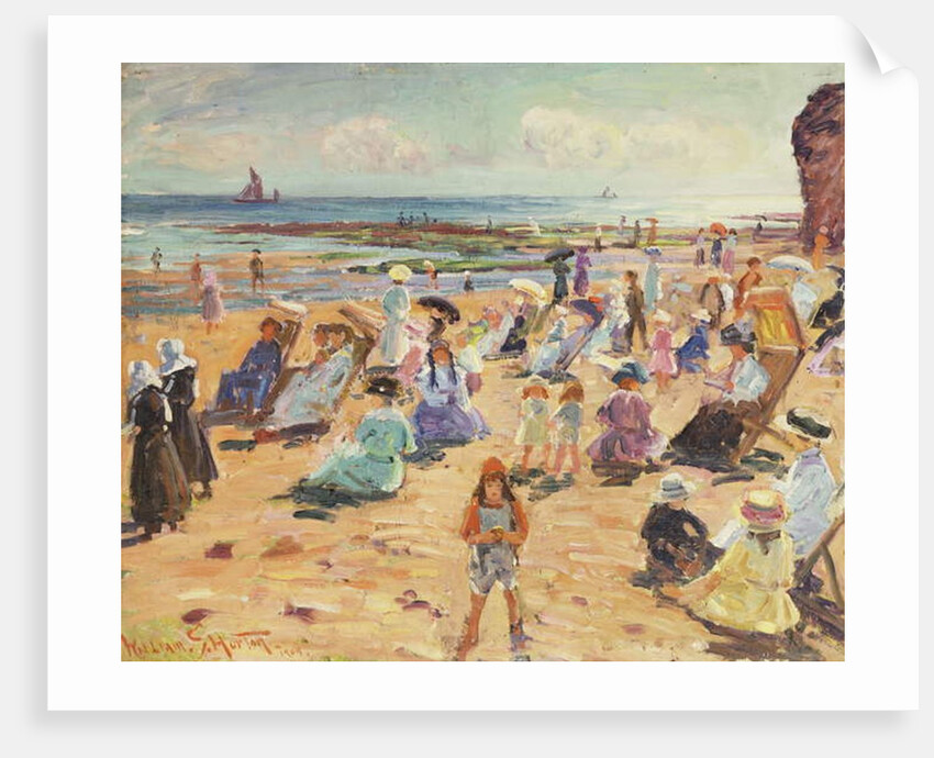 Beach Scene, 1909 by William Samuel Horton