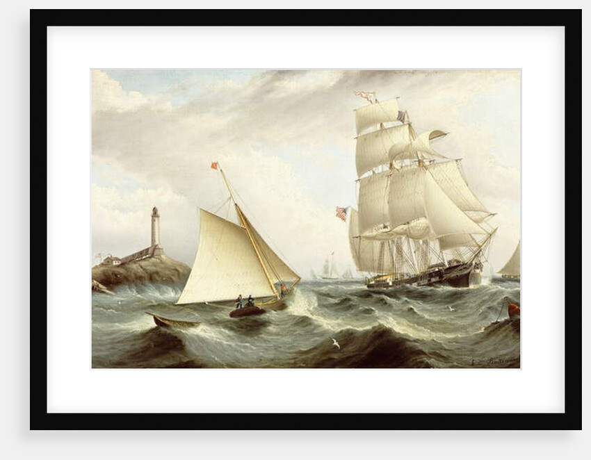 Picking up the Pilot-Isle of Shoals, New Hampshire by James E. Buttersworth