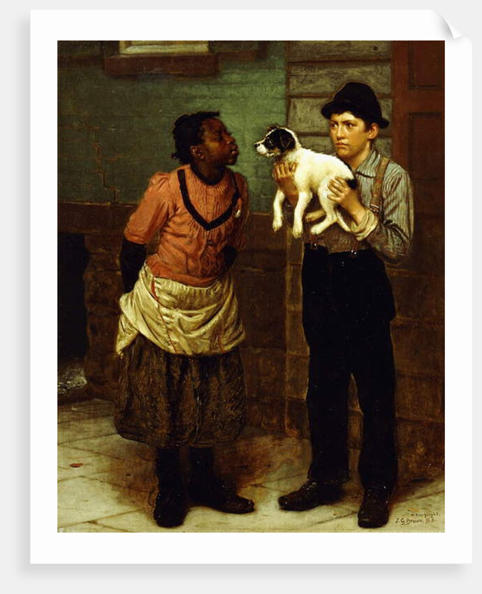 The New Puppy by John George Brown